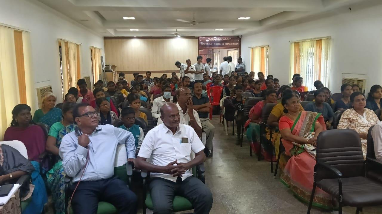 Community gathering at ICCI hall
